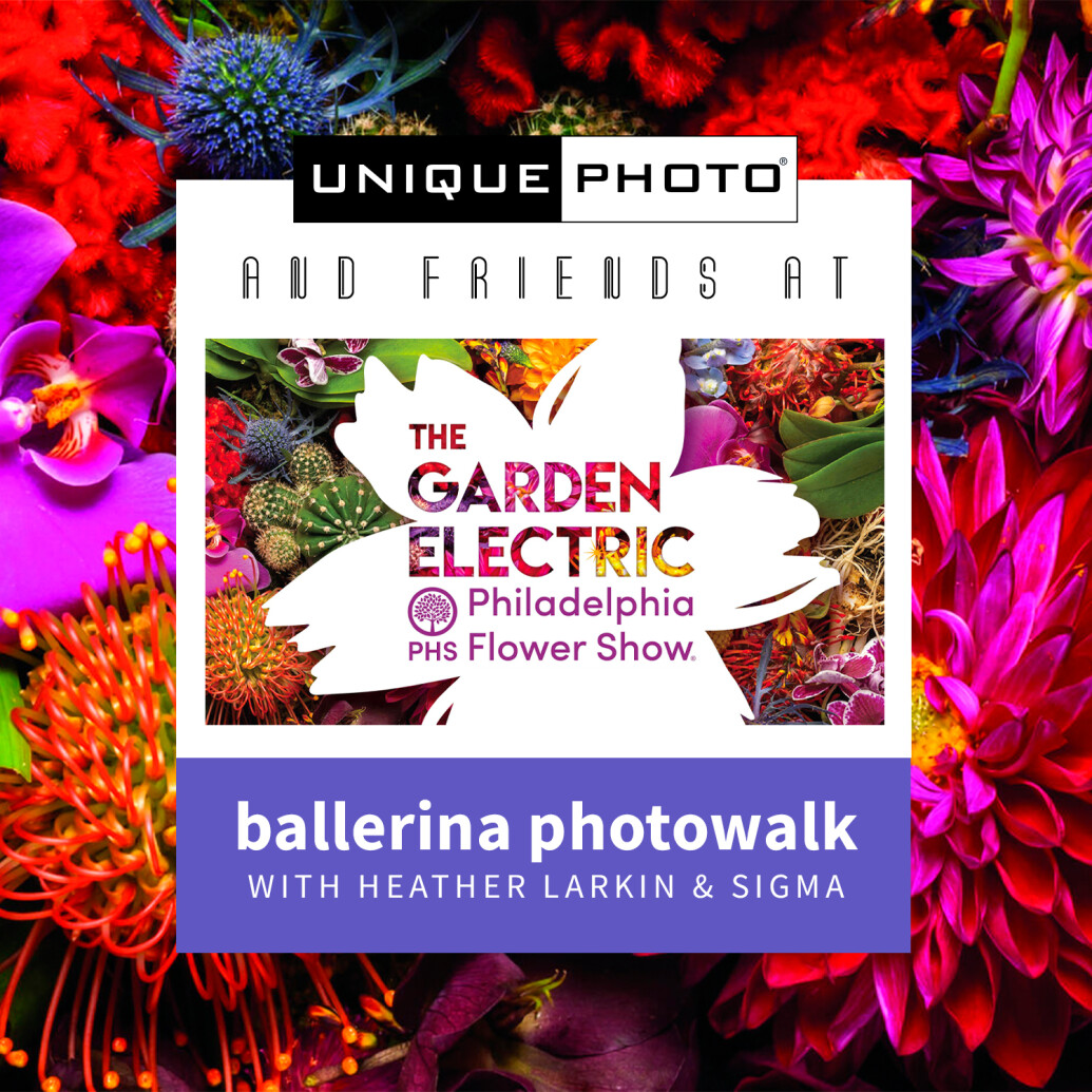 Philly Flower Show: Ballerina Photowalk with Heather Larkin (Sigma)