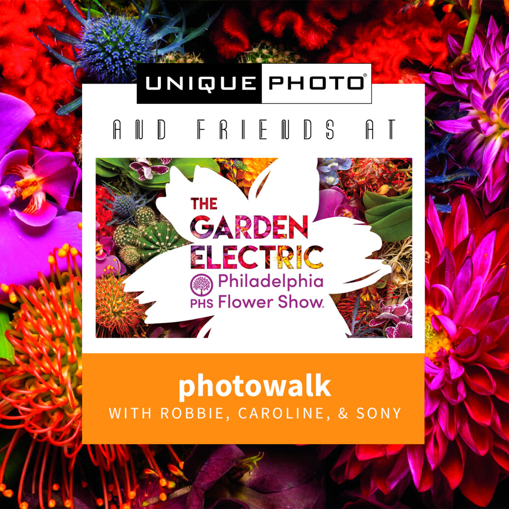 Philly Flower Show: Photowalk with Robbie Bulilan and Caroline Jensen (Sony)