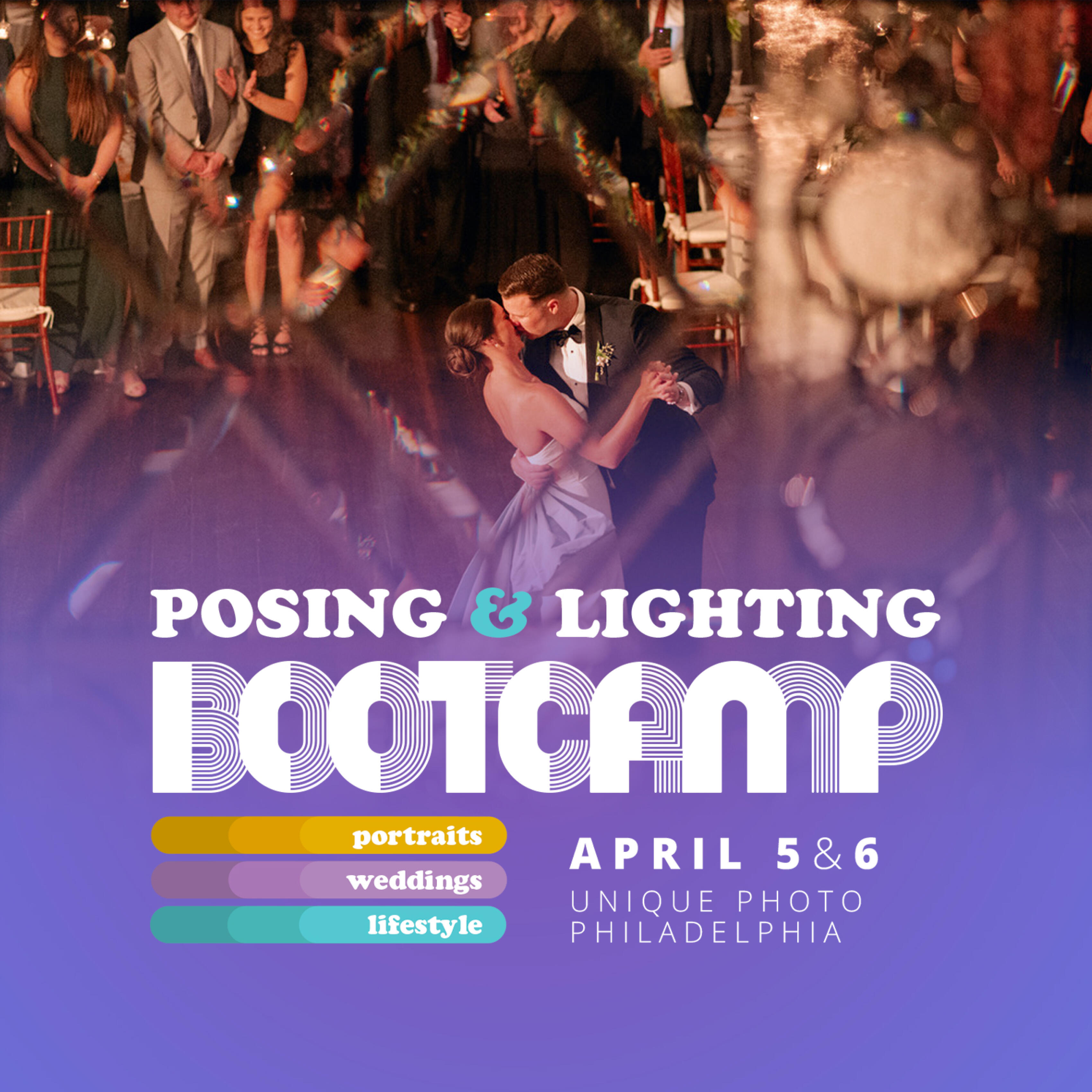 Posing and Lighting Bootcamp: Reception Lighting w. Magda and Simon (Philly)