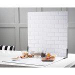 V-Flat World 24x24in Duo-Board Background (White/Ebony Subway Tile) 2