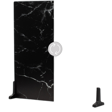 V-Flat World 24x24in Duo-Board Background (Onyx Marble/Alpine Marble)