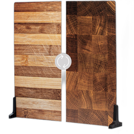 V-Flat World 24x24in Duo-Board Background (Aged Cutting/Butchers Board)
