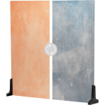 V-Flat World 24x24in Duo-Board Background (Coral Wash/ 90s Blues) 0