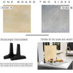 V-Flat World 24x24in Duo-Board Background (Faded Stone/Sunflower Burst) 1