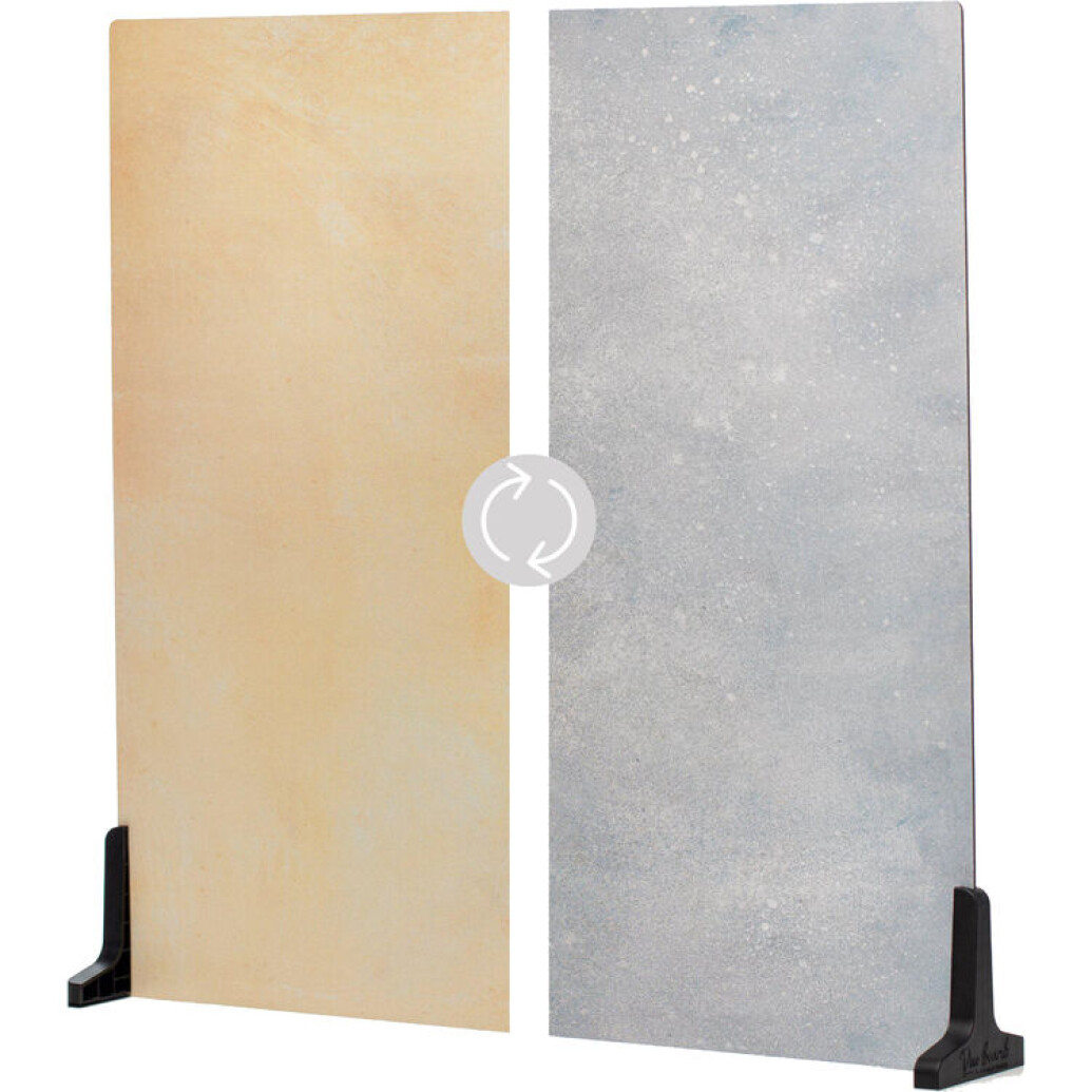 V-Flat World 24x24in Duo-Board Background (Faded Stone/Sunflower Burst)