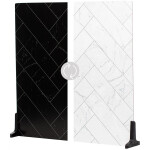 V-Flat World 24x24in Duo-Board Background (Zigzag Marble White/Black) 0