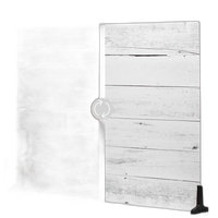 V-Flat World 30X40in Duo-Board Background (Whitewash/Hickory Planks) 0