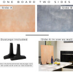 V-Flat World 30X40in Duo-Board Background (Coral Wash/ 90s Blues) 1