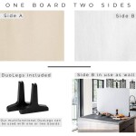 V-Flat World 30X40in Duo-Board Background (Linen White/Cream) 1