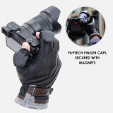 Vallerret Djuke Large Black Photographic Glove 2