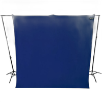 Westcott Wrinkle-Resistant Backdrop - Chroma-Key Blue 9x10ft 0