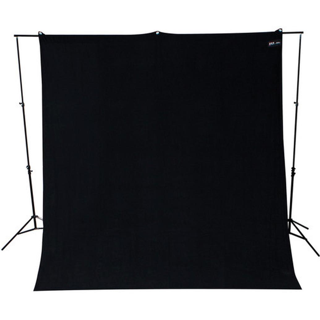 Westcott 9x10 Ft Rich Black Matte Heavy Duty Wrinkle Resistant BackDrop