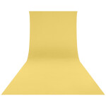 Westcott Wrinkle-Resistant Backdrop - Canary Yellow (9ft x 20ft) 0
