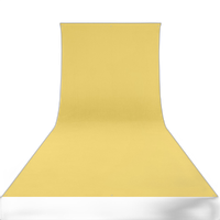 Westcott Wrinkle-Resistant Backdrop - Canary Yellow (9ft x 20ft) 0