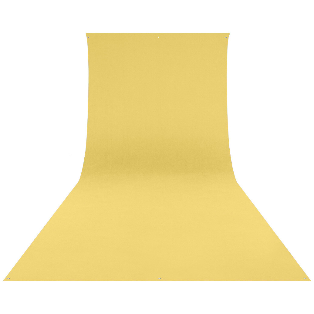 Westcott Wrinkle-Resistant Backdrop - Canary Yellow (9ft x 20ft)