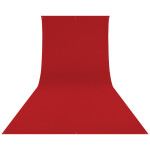 Westcott Wrinkle-Resistant Backdrop - Scarlet Red (9ft x 20ft) 0