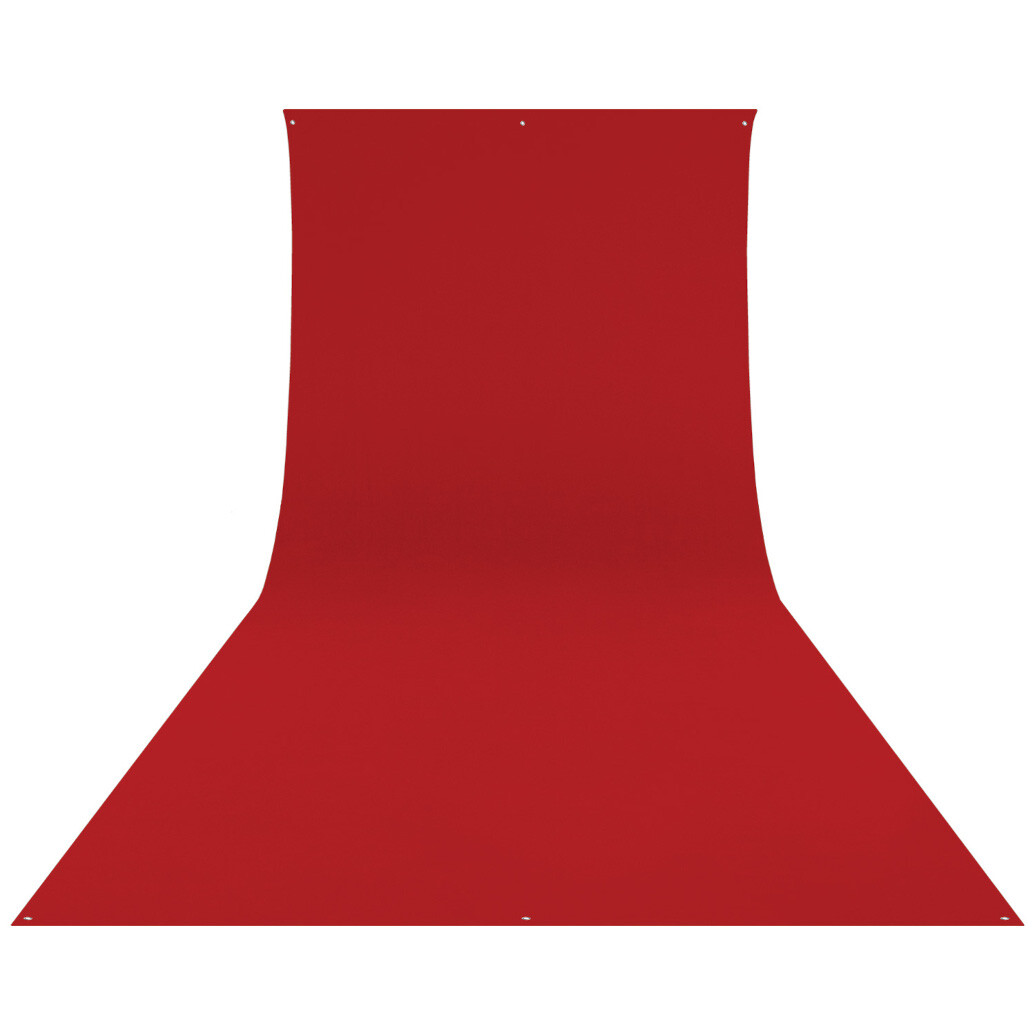 Westcott Wrinkle-Resistant Backdrop - Scarlet Red (9ft x 20ft)