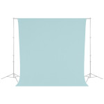 Westcott Wrinkle-Resistant Backdrop - Pastel Blue (9ft x 10ft) 1