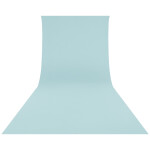 Westcott Wrinkle-Resistant Backdrop - Pastel Blue (9ft x 20ft) 0