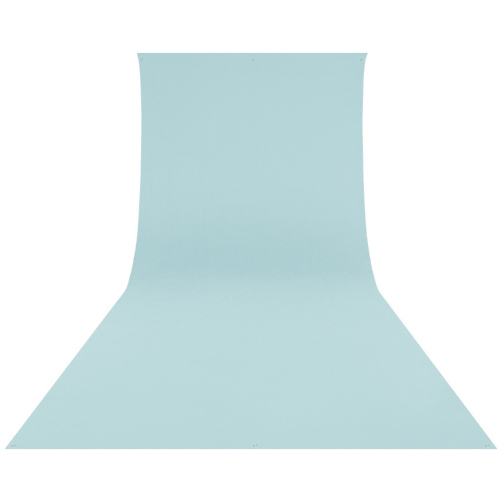 Westcott Wrinkle-Resistant Backdrop - Pastel Blue (9ft x 20ft)
