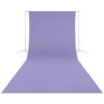Westcott Wrinkle-Resistant Backdrop - Periwinkle Purple (9ft x 20ft) 1