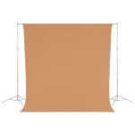 Westcott Wrinkle-Resistant Backdrop - Brown Sugar (9ft x 10ft) 1