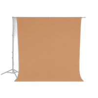 Westcott Wrinkle-Resistant Backdrop - Brown Sugar (9ft x 10ft) 1