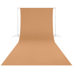 Westcott Wrinkle-Resistant Backdrop - Brown Sugar (9ft x 20ft) 1