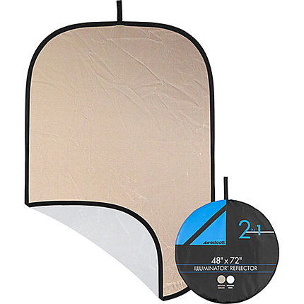 Westcott Illuminator 2-in-1 Sunlight/White Bounce Reflector 48x72in