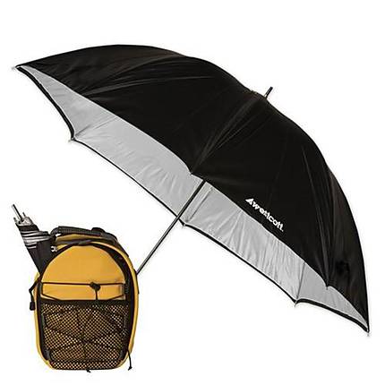 Westcott 43 Inch Soft SIlver Collapsible Umbrella