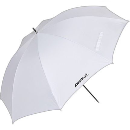 Westcott Standard Umbrella - Optical White Satin Diffusion 45in