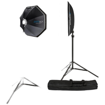 Westcott Rapid Box Switch 2-Light Round Head Speedlite Kit