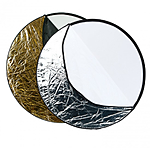 Westcott Collapsible 5in1 Reflector w/ Gold 2-pack 40in 0