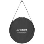 Westcott Collapsible 2-in-1 Gray  and  Green Screen Backdrop 5x6.5ft 2