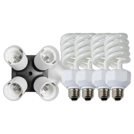 Westcott Daylight Fluorescent 4-socket Adapter Kit