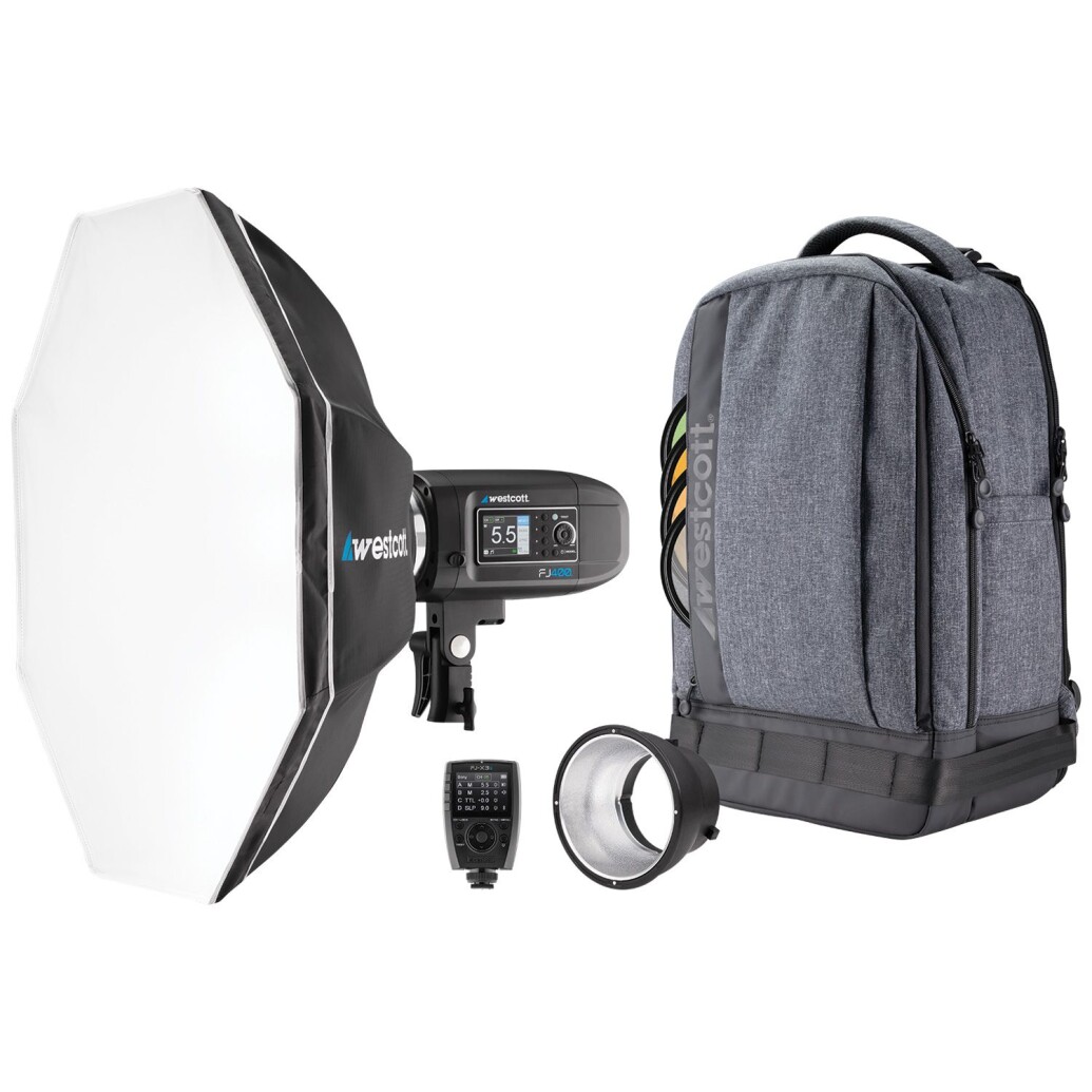 Westcott FJ400 Strobe 1-Light Backpack Kit with FJ-X3S Wireless Trigger Sony
