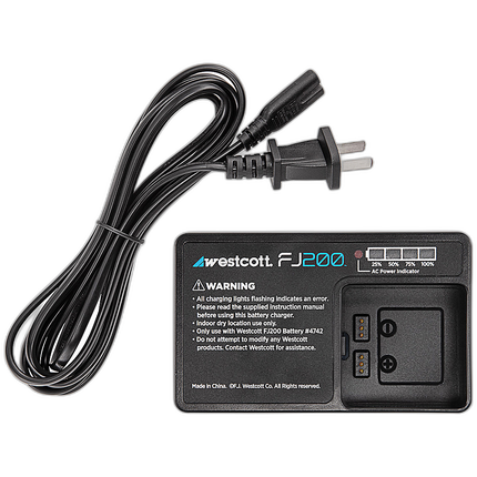 Westcott FJ200 Battery Charger and Cord