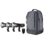 Westcott FJ200 Strobe 3-Light Backpack Kit with FJ-X3M 0