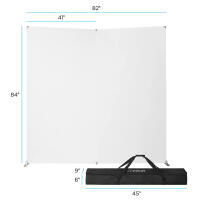 Westcott V-Flat with White  and  Black Fabric 5