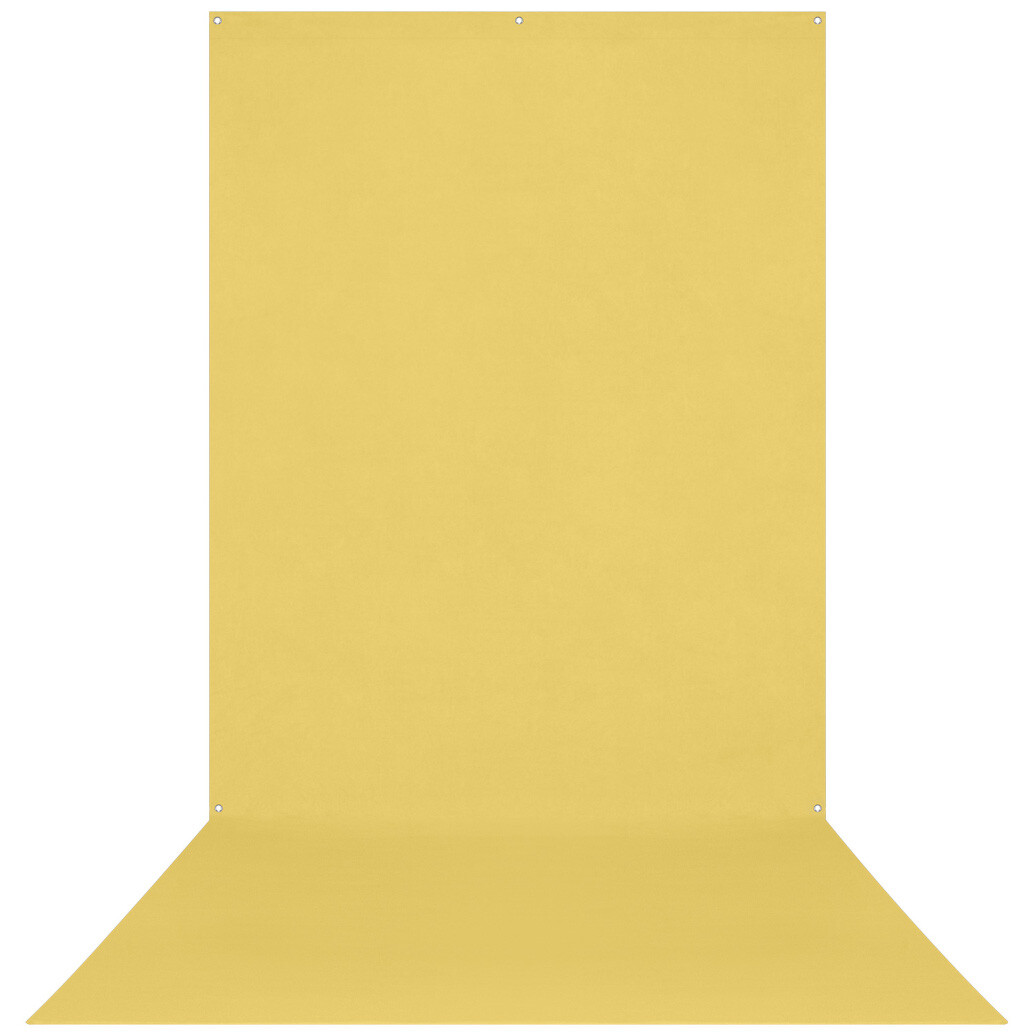 Westcott X-Drop Wrinkle-Resistant Backdrop - Canary Yellow (5ft x 12ft)