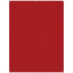 Westcott X-Drop Wrinkle-Resistant Backdrop - Scarlet Red (5ft x 7ft) 0