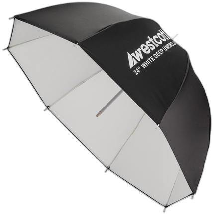 Westcott Deep Umbrella - White Bounce (24IN)