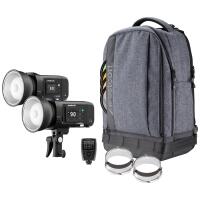 Westcott FJ Wireless 2-Light Portable Portrait Flash Kit with FJ-X3S Trigger 0
