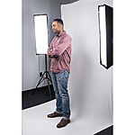 Westcott X-Drop Backdrop Kit High-Key White Sweep 5x12ft 7