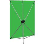 Westcott 5x7 Ft Green Screen X-Drop System Background  Kit 1