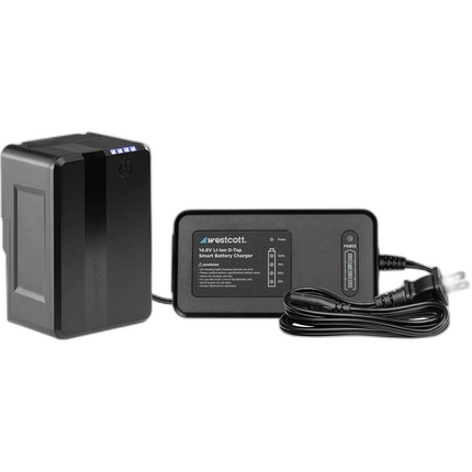 Westcott MV95 Mini V-Mount 14.8v Lithium-ion Battery  and  Charger Kit - 95Wh