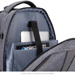 Westcott Lite Traveler Backpack Black/Gray 2