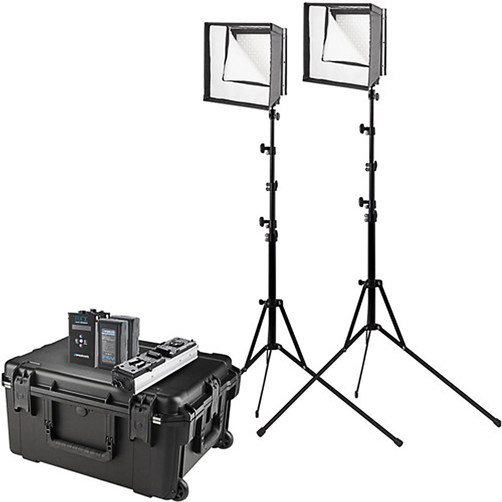Westcott Flex Cine Bi-Color LED 2-Light Travel Kit 1x1ft