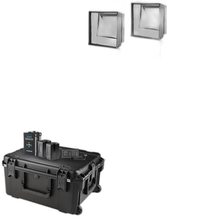 Westcott Flex Cine Bi-Color LED 2-Light Travel Kit w Mini V-Mount Batteries