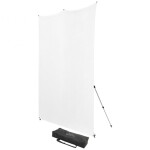 Westcott X-Drop Pro Wrinkle-Resistant Backdrop Kit - High-Key White (8FT x 8 0